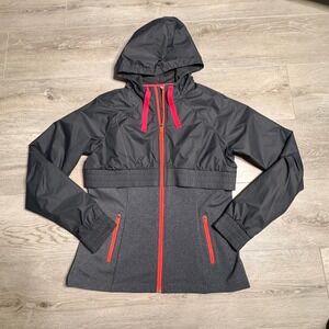 The North Face Yoga Sanctuary Hooded Full Zip Jacket Large L Activewear